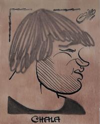 Caricature originale de Patrick CHALA (FR) Athlétisme