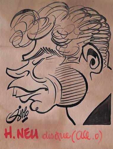 Caricature originale de Hein-Direck NEU (ALL) Athlétisme