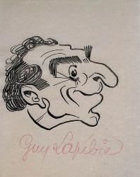 Caricature originale de Guy LAPEBIE (FR)