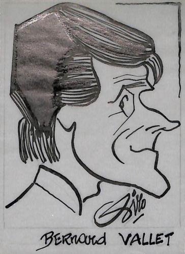 Caricature originale de Bernard VALLET (FR)