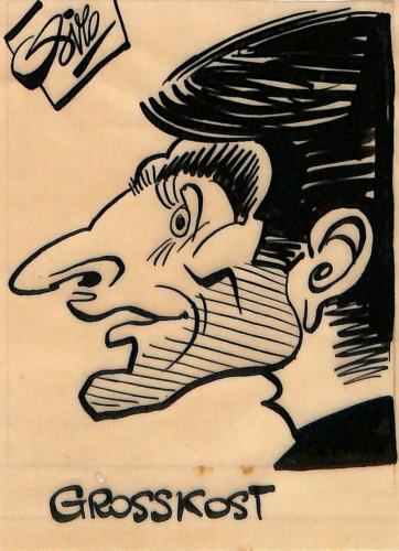 Caricature originale de Charly GROSSKOST (FR)
