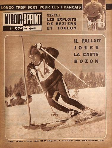 MIROIR SPRINT N°820 DU 19 FEVRIER 1962