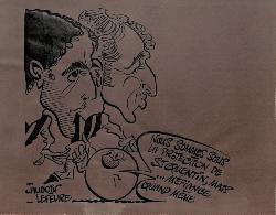 ENSEMBLE DE 4 CARICATURES ORIGINALES SUR LE CLUB DE SAINT-QUENTIN