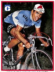 PHOTO DE JOACHIM AGOSTINHO SUPPLÉMENT DU MIROIR DU CYCLISME 1969