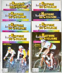 LOT DE 38 NUMÉROS DE LA REVUE "L'HISTOIRE ILLUSTRÉE DU CYCLISME"