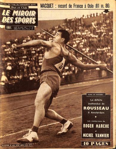 BUT ET CLUB LE MIROIR DES SPORTS N°758 DU 10 AOÛT 1959