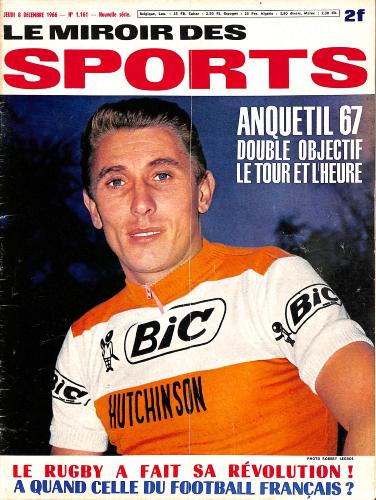 BUT ET CLUB LE MIROIR DES SPORTS N°1161 DU 8 DÉCEMBRE 1966