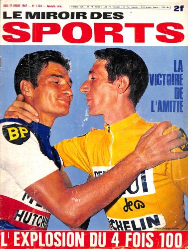 BUT ET CLUB LE MIROIR DES SPORTS N°1194 DU 27 JUILLET 1967