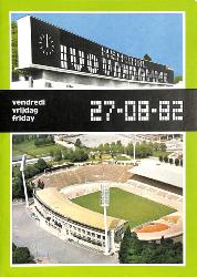 PROGRAMME ET PALMARÈS OFFICIELS 6E MÉMORIAL IVO VAN DAMME ATHLÉTISME 1982