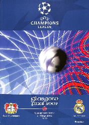 PROGRAMME OFFICIEL DU MATCH BAYER 04 LEVERKUSEN VS REAL MADRID DU 15 MAI 2002