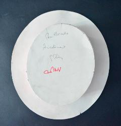 LOT DE 2 CHAPEAUX CARTONS AUTOGRAPHES PELEN ALBERTVILLE 1992