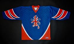 MAILLOT DE HOCKEY SUR GLACE DE L'ÉQUIPE D'ANGLETERRE POUR LES 10 ANS DU COLISEUM