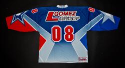 MAILLOT DE HOCKEY SUR GLACE N°8 LIGUE MAGNUS BLEU