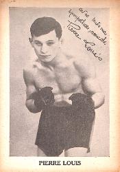 Carte postale de Pierre Louis.