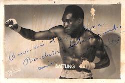 Carte photo dédicacée par Baitling Hai.