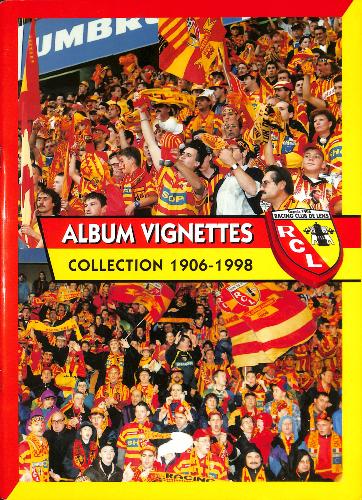 ALBUM VIDE RC LENS COLLECTION 1906-1998