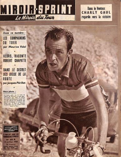 MIROIR SPRINT N°632A DU 14 JUILLET 1958