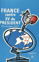 Programme officiel VIP du match France vs XV du Président du 22 octobre 1977