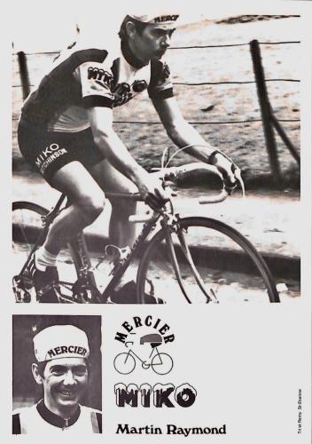 ENSEMBLE DE 38 CARTES PHOTO DE RAYMOND MARTIN DE L'ÉQUIPE MIKO MERCIER ANNÉES 70