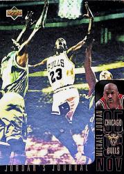 1995-96 COLLECTOR'S CHOICE HOLOGRAMME MICHAEL JORDAN NOVEMBRE 95 