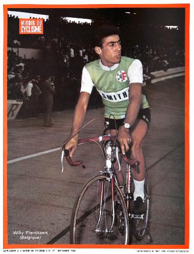 PHOTO DE WILLY PLANCKAERT SUPPLÉMENT DU MIROIR DU CYCLISME 1966