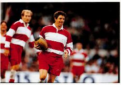 PHOTO ORIGINALE DE PRESSE DE JEAN-MICHEL LARQUÉ (RUGBY)