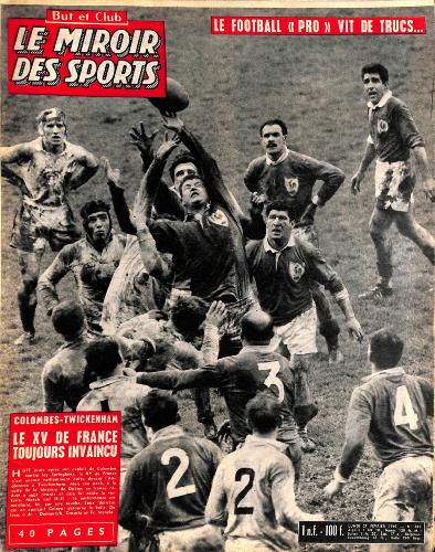 BUT ET CLUB LE MIROIR DES SPORTS N°842 DU 27 FÉVRIER 1961