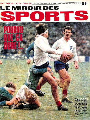 BUT ET CLUB LE MIROIR DES SPORTS N°1221 DU 1 FÉVRIER 1968