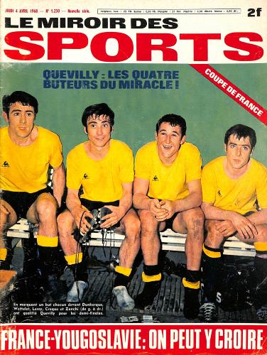 BUT ET CLUB LE MIROIR DES SPORTS N°1230 DU 4 AVRIL 1968