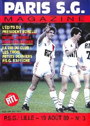 Magazine du Paris S.G. N°3 du 19 août 1989