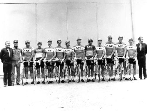 PHOTO ORIGINALE DE PRESSE DE L'ÉQUIPE BIC 1972