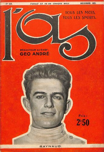 REVUE L'AS N°10 DE DÉCEMBRE 1927 PAR GEORGES « GÉO » ANDRÉ