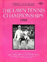Programme du Tournoi de Wimbledon du 21 juin 1966