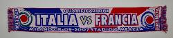 ÉCHARPE FOOTBALL ITALIE VS FRANCE 2007