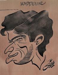 Caricature originale de Christian KADDOUR (FR) Athlétisme