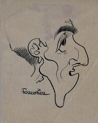 Caricature originale de Jean FORESTIER (FR)