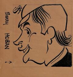 Caricature originale de Barry HOBAN (GBR)