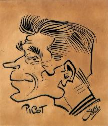Caricature originale de Fernand PICOT (FR)
