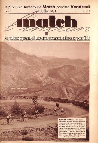 MATCH L'INTRAN N°412 DU 17 JUILLET 1934