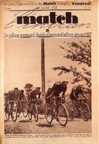 MATCH L'INTRAN N°414 DU 24 JUILLET 1934