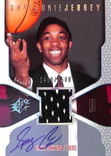 2000 SPX ROOKIE JERSEY AUTOGRAPH CRAIG CLAXTON