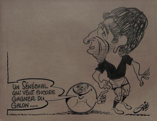 CARICATURE ORIGINALE DE MICHEL SÉNÉCHAL