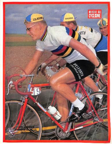 PHOTO DE JAN JANSSEN SUPPLÉMENT DU MIROIR DU CYCLISME 1965