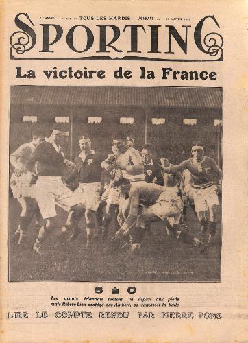 SPORTING N°991 DU 28 JANVIER 1930