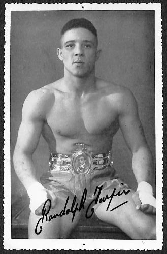 CARTE PHOTO AUTOGRAPHIÉE DE RANDOLPH TURPIN