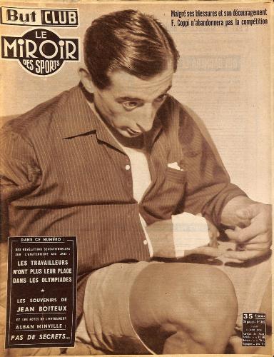 BUT ET CLUB LE MIROIR DES SPORTS N°365 DU 11 AOÛT 1952