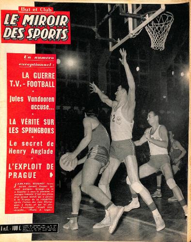BUT ET CLUB LE MIROIR DES SPORTS N°838 DU 30 JANVIER 1961