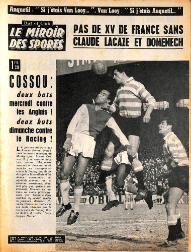 BUT ET CLUB LE MIROIR DES SPORTS N°953 DU 4 MARS 1963