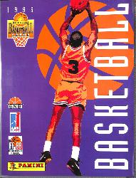 CLASSEUR PANINI COMPLET DE 264 CARTES OFFICIAL BASKETBALL 95