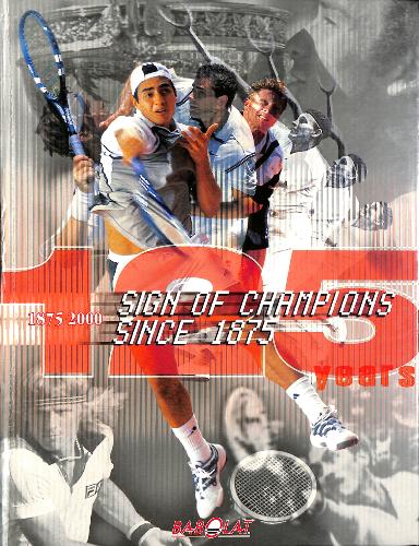 LIVRE « SIGN OF CHAMPIONS SINCE 1875 » 125 YEARS (BABOLAT)